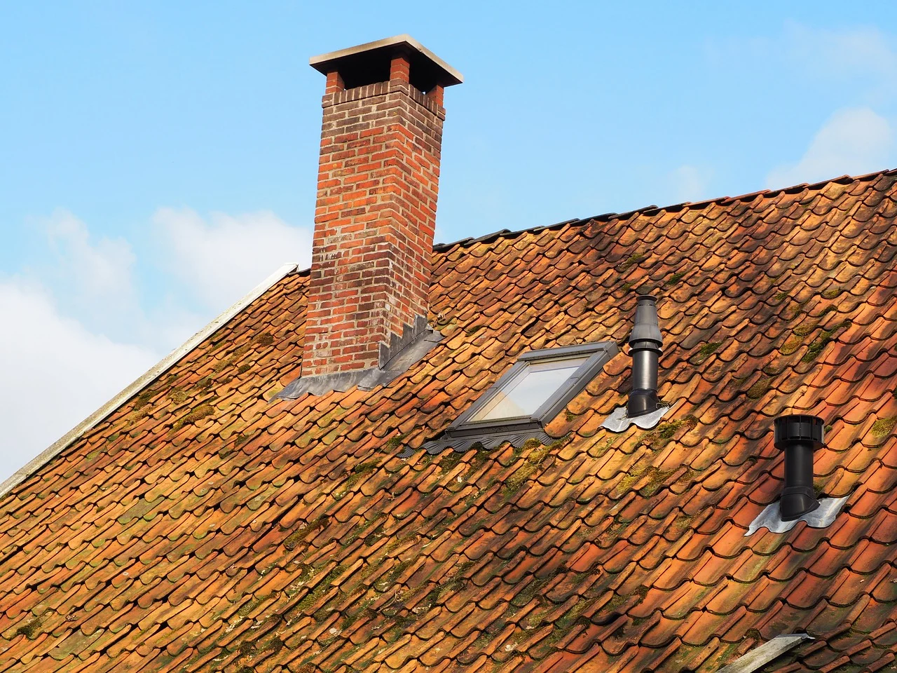 Dachabdichtung den Kamin.